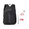 Li Ning Polyester Backpack Regular Unisex Black ABSS275-4