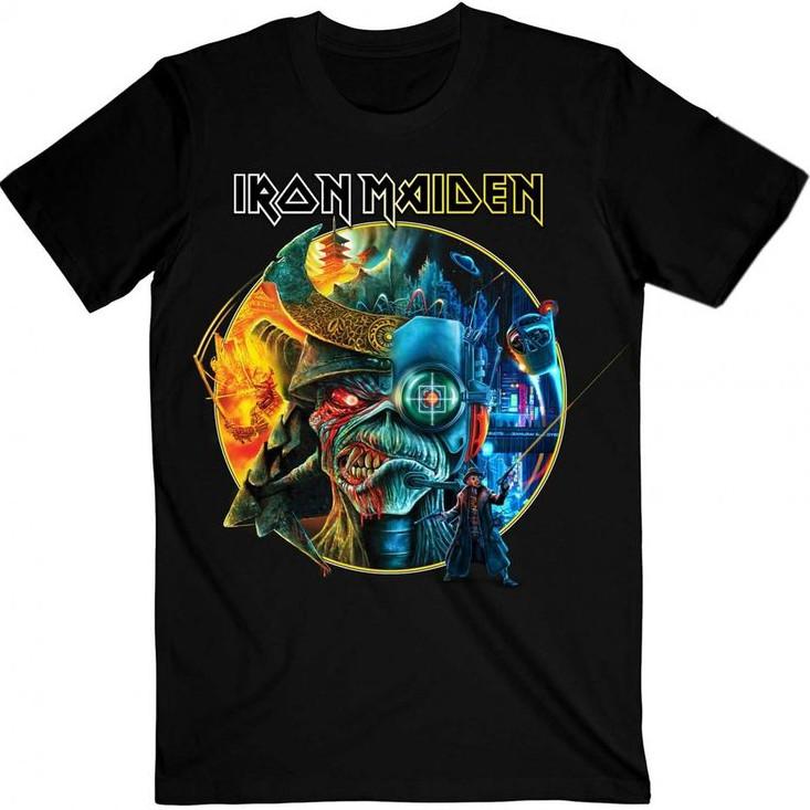 Men’s Iron Maiden 2023 Tour Shirt – The Future Past 2XL Heavyweight Band Tee