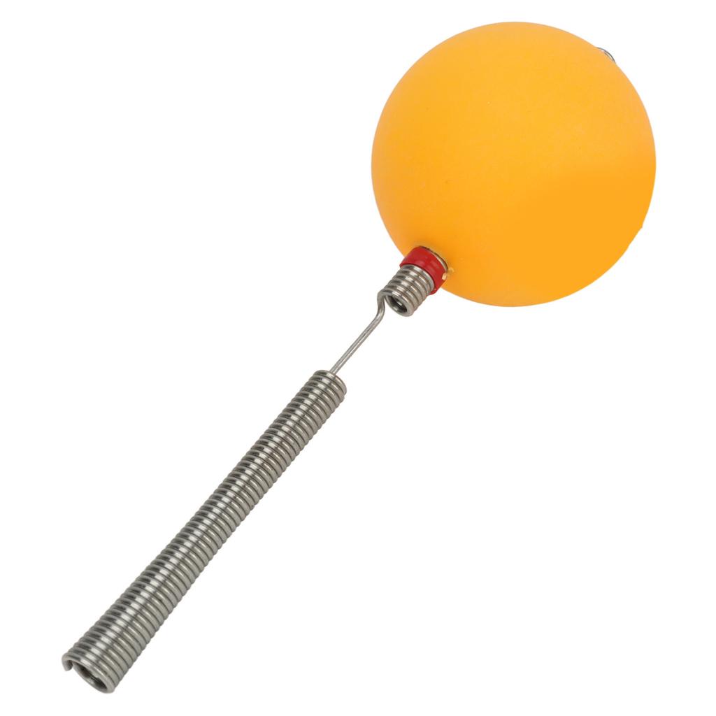 10 STÜCKE Eisangelrute Federkugelspitze Eingebaute Perlen Gelb Wasserdicht Eisangeln Federrute Spitzenspitze für Stauseeangeln