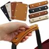 2PCS DIY Pu Bags Handle with Rivets Anti-stroke Durable Handle for Handbag Shoulder Bag Straps Pad Grip Decompression Strap