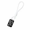 Big Numbers Pocket Watch Keychain LED Digital Watch Portable Electronic Hanging Watch  Kid Adult