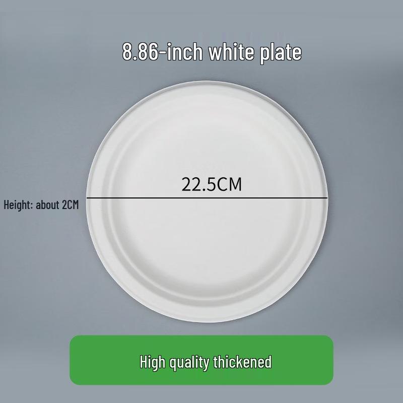 Wheat Straw Disposable Tableware Set