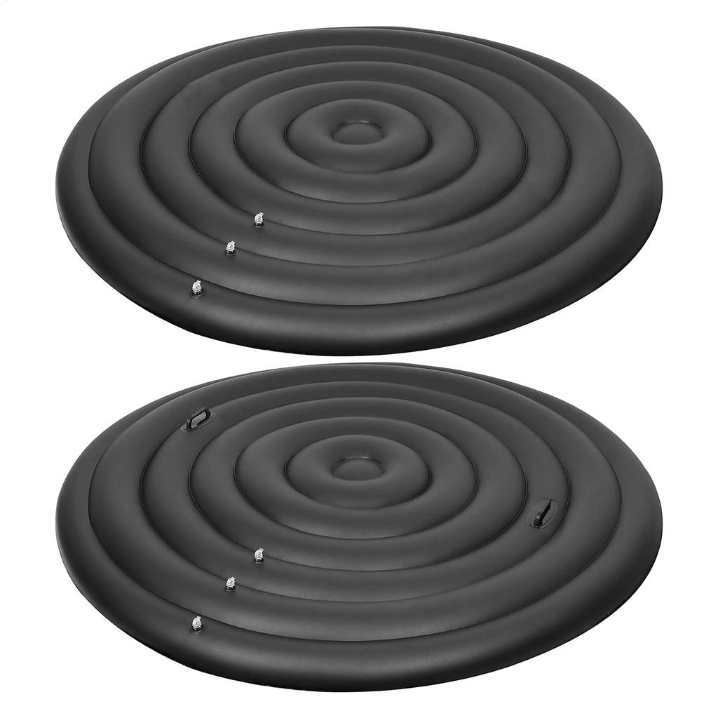 Inflatable Hot Tub Cover 3 sizes adjustable Thermal Spa Pool Lid Energy Saving Outdoor Windproof Rain Overflow Thermal Cover