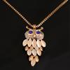 Vintage Owl Necklace European and American Pendant Long Sweater Chain