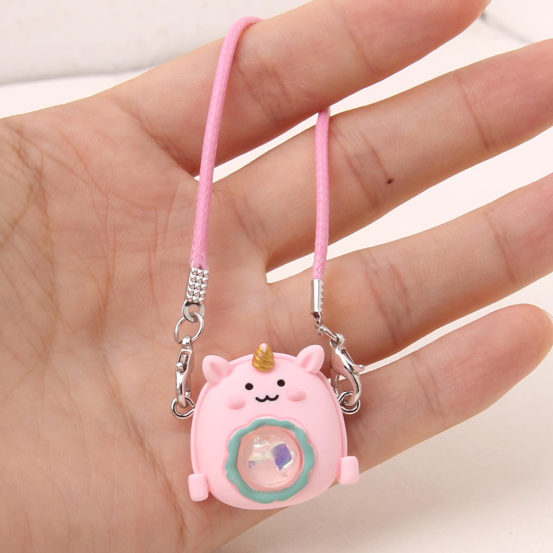 

Аксессуары для кукольного домика OB11: Кулон-единорог, школьный рюкзак и рюкзак через плечо для BJD-моделей розовый