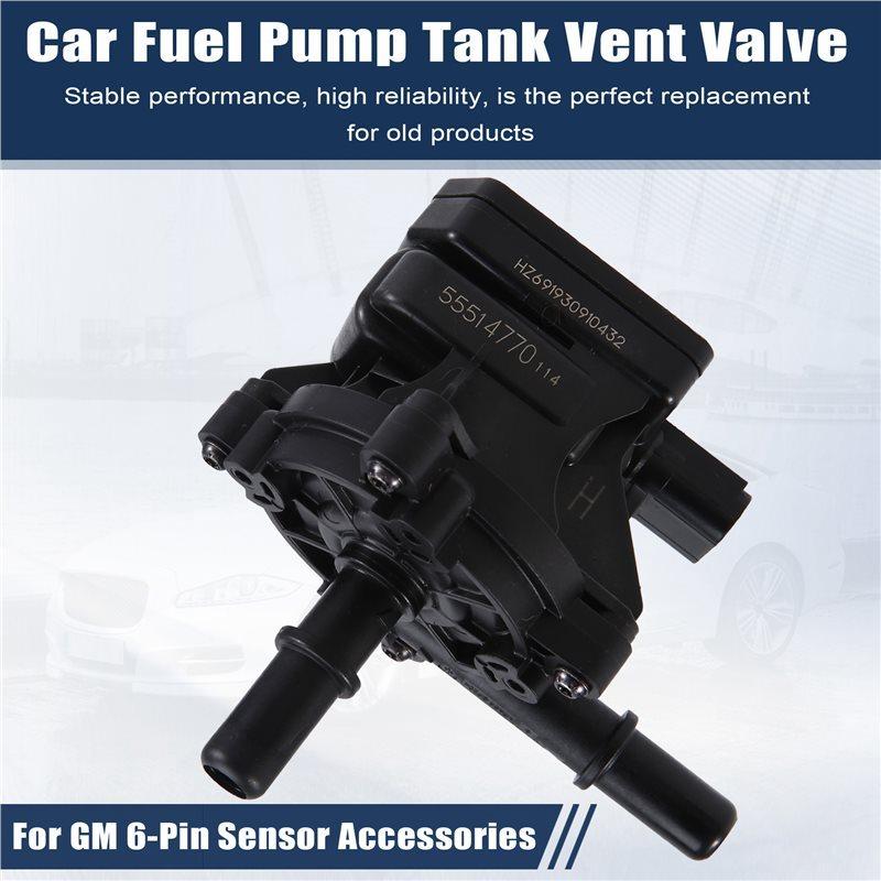 For GM 6-Pin Sensor Compatible 55514770 Fuel Pump Tank Vent Valve Purge Pump Car Accessory Parts