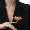 Halloween Skull Bat Brooch Universal Retro Alloy Brooch Trendy and All-Match Clothes Backpack Scarf Accessories Brooches