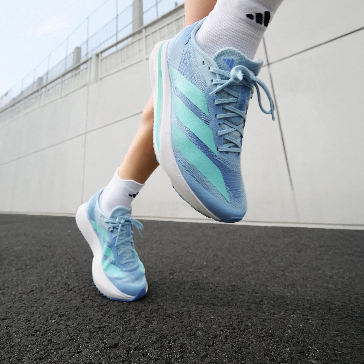 adidas Adizero SL2 Glow Blue Flash Aqua Blue Fusion (Women s) 36