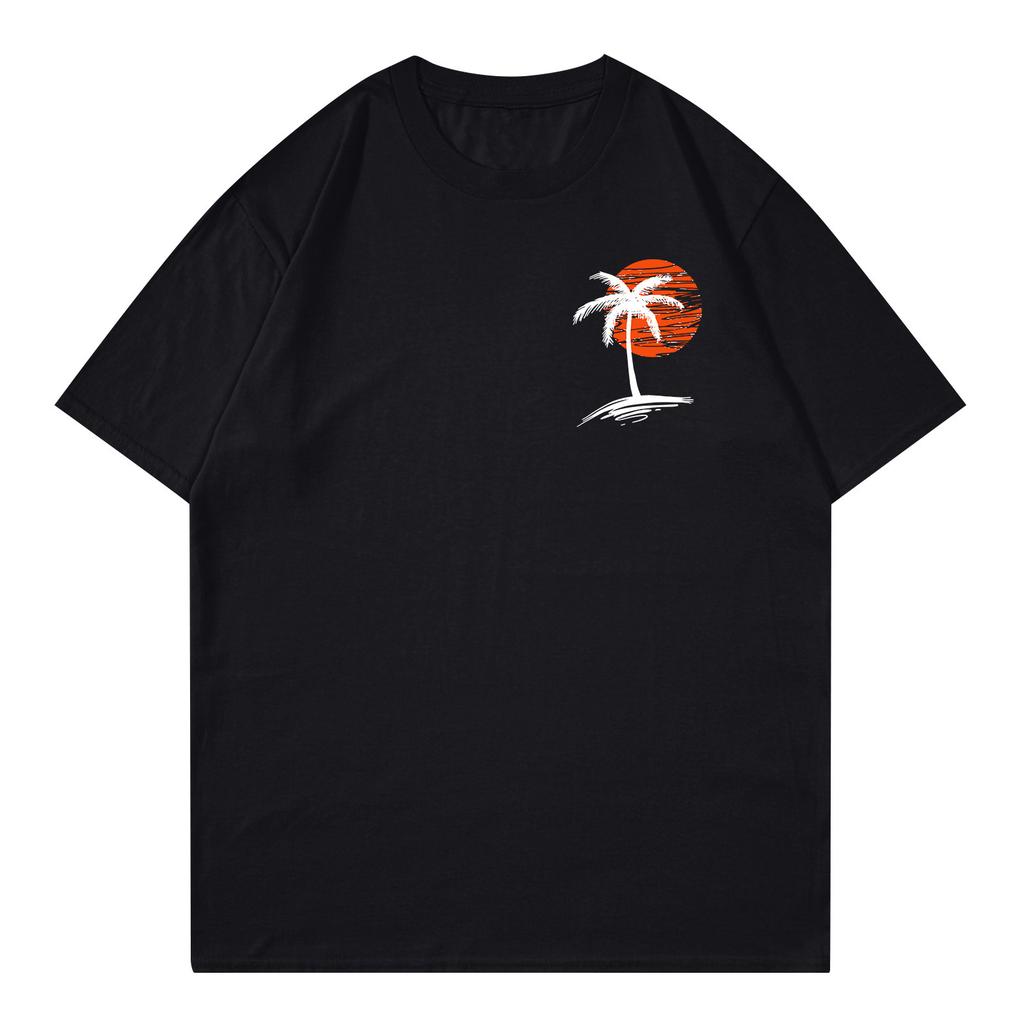 Unisex T-shirt Casual Loose Top Comfortable Round Neck T-shirt