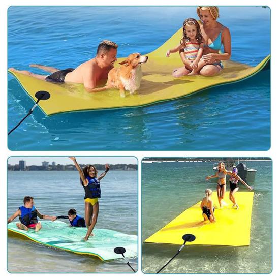 1 Sada Plovoucí Vodní Podložka Upevňovací Sada Plovoucí Leknín Upevňovací Očka Sada Zabraňte Unášení Pryč Všechny Pěnové Vodní Podložky Bezpečný Kotvicí Popruh