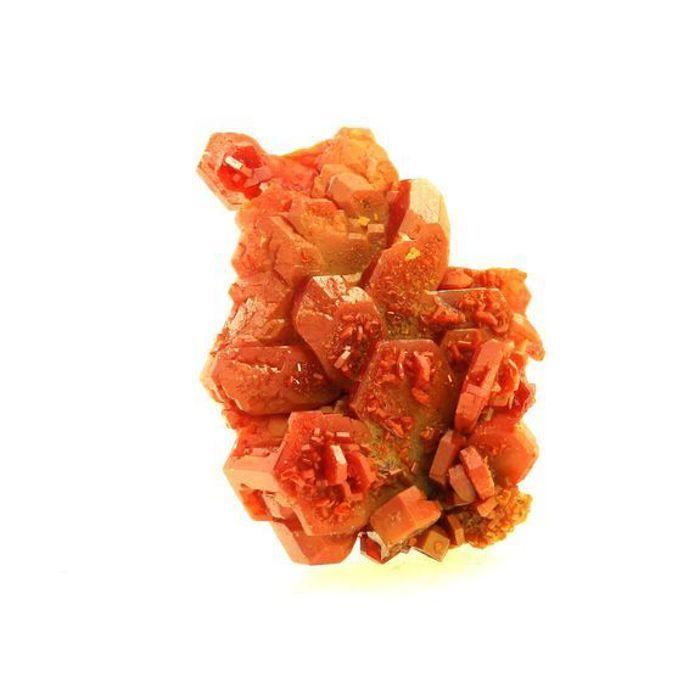 Pierres et Minéraux. Vanadinite. 79.0 ct. Mibladen Mining District, Midelt, Maroc.