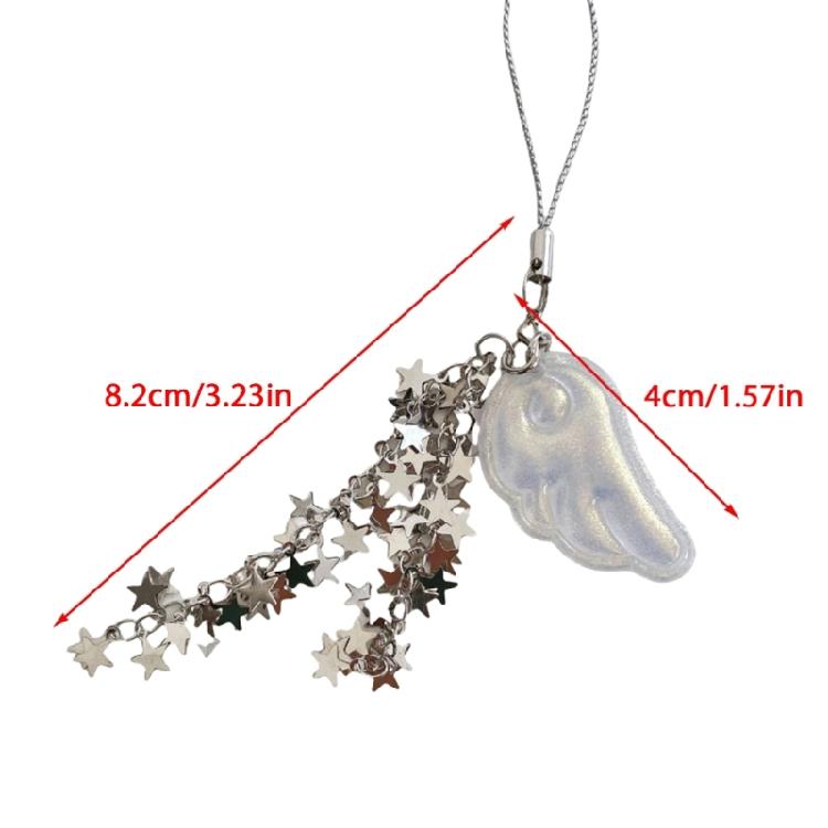 Sturdy Acrylic Magicals Girl Rabbit Keychain Charm Pendant Great for Commuting or School Life Bag Decoration Charm