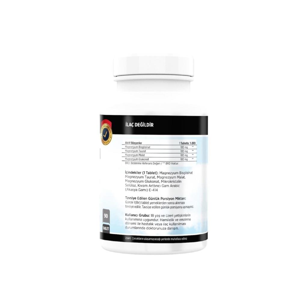 Magnesium 90 Tablets And Vitamin C Zinc Propolis 60 Tablet