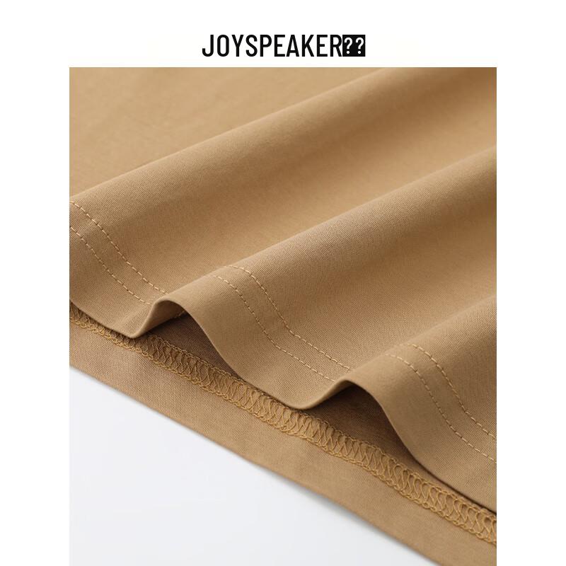 JOY SPEAKER Women's 2025 Summer Loose Fit Pure Cotton Short Sleeve T-shirt