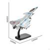 1/72 Fighter with Display Stand for Collectibles Gift