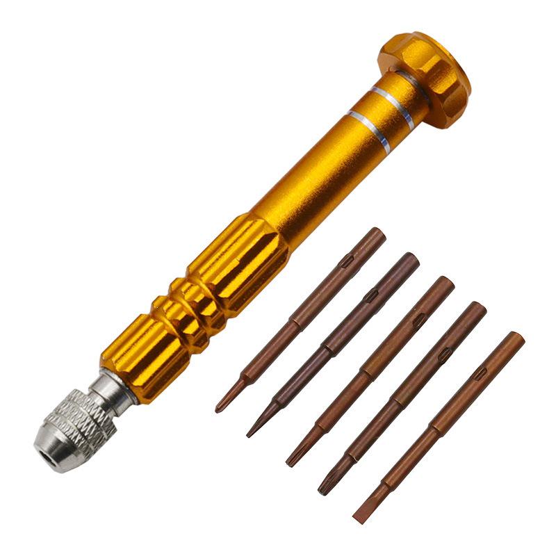 5-in-1 Aluminum Alloy Screwdriver Set for Mobile Phone Repair