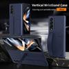 Slim Full-Body Protective Case With Wrist Strap Galaxy Z Fold 5 4 6 - Shockproof PC Cover Screen Film Integrated