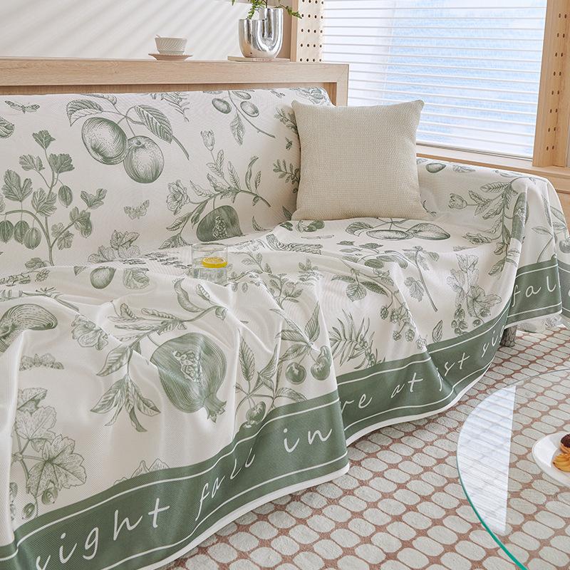 

Летний чехол для дивана, полотенце, ткань Nordic High Sense, противоскользящее покрытие, чехол для сиденья, летний чехол Cool Sense Dust Cover 180*130cm