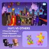 Magnetic Building Blocks Mine World Magnetic Cave World  Brick Cube Toys Set STEM Sensory 2025 Best Gift for Boy Girl Children