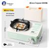 Zhongji Portable Green Outdoor Cassette Gas Stove