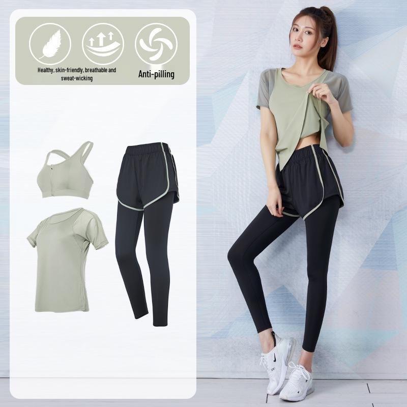 Plus Size Loose-Fit Yoga Set - Breathable, Quick-Dry Sportswear for Running and Fitness