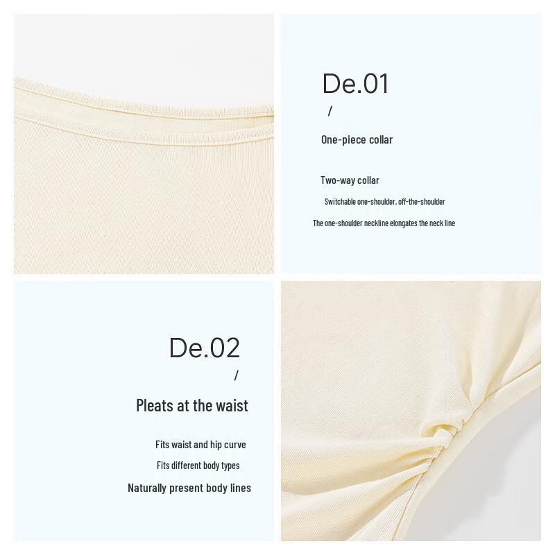 MJ STYLE Asymmetric Neck Long Sleeve T-Shirt