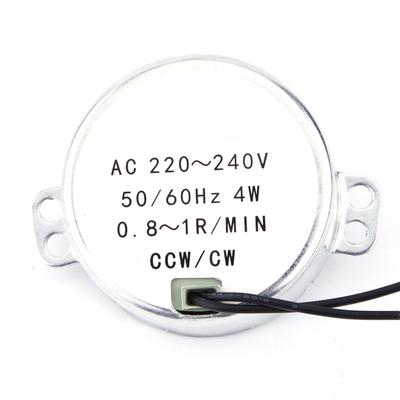 1ks Synchronní motor AC 220-240V Elektrický planetový rotační motor 4W CW/CCW 0,8-1 ot./min 2,5-3 ot./min 5-6 ot./min 8-10 ot./min