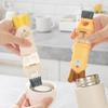 2 Pieces Cartoon Cup Cleaning Brush Deep Clean Efficient Bottle Gap Brush Detachable Thick Bristles Lid Cleaning Brush Kitchen