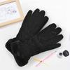Women Winter Fleece Thickened Warm Plush Cotton Waterproof Touch-Screen Gloves For Outdoor Riding Mountaineering Ski Gloves