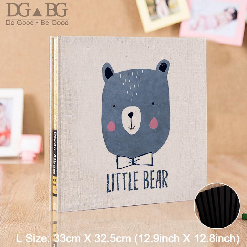 

DIY Albums Customizable Christmas Gift Large Family Album Cartoon Photo Album Sticky Type Paper Sons and Daughters