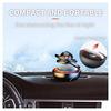Car air freshener solar rotating refillable air purifier