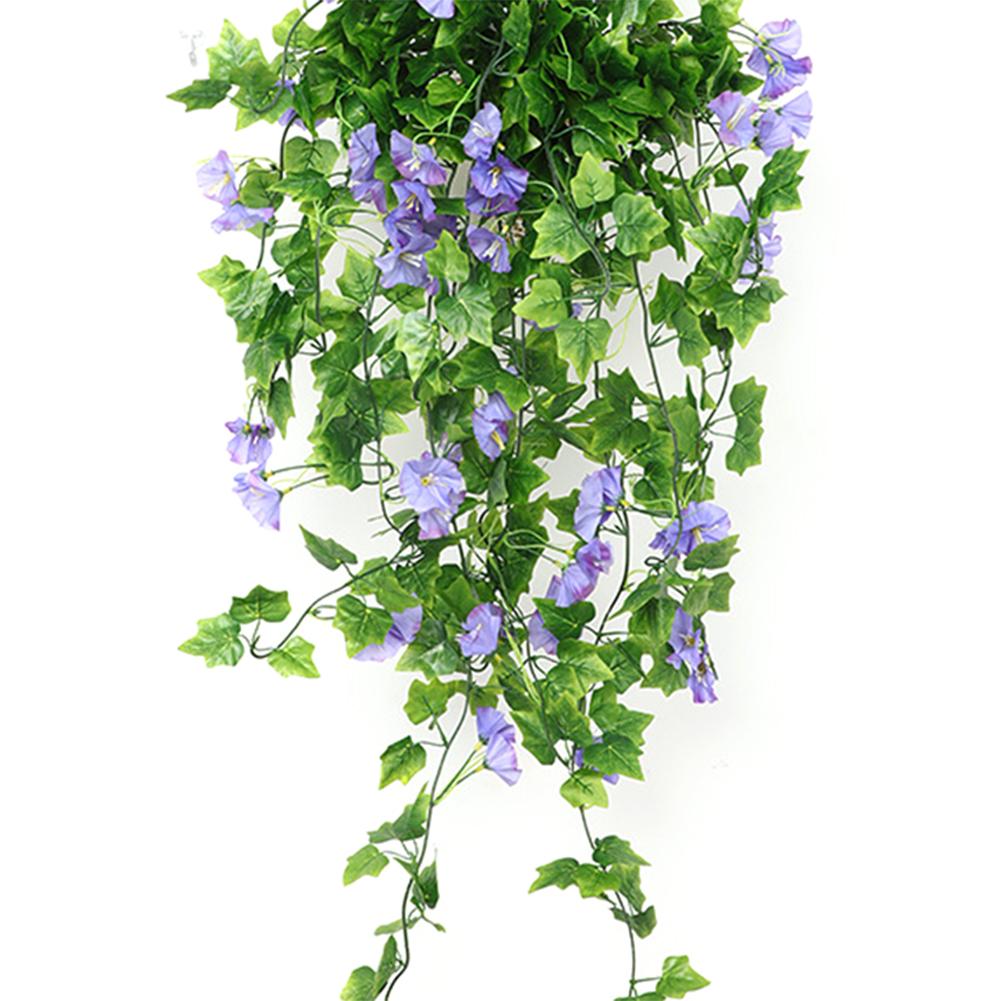 Artificial Hanging Flowers Simulation Artificial Flower Artificial Morning Glories for Wall Home Room Garden Wedding Decoration