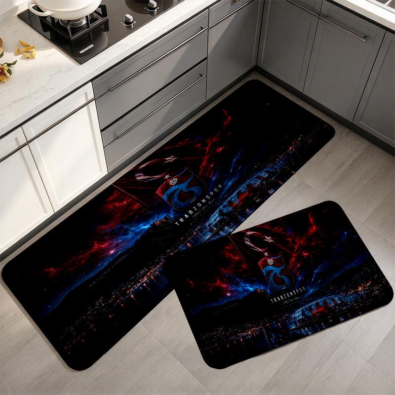 Trabzonspor Flannel Kitchen Mat Christmas Soft Area Rug Non Slip Floor Carpet Home Decoration