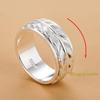 Exquisiter Thai Silber Weizenähre Drehbarer Ring – Einzigartig, Kreativ, Vielseitig Dekompressions Fingerring