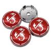4Pcs 60mm Car Emblem Badge Wheel Center Hub Caps Cover for Abarth 500 595 695 Punto Stilo Palio Bravo Doblo Aegea Strada