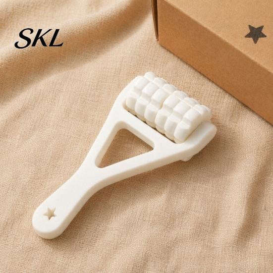 Muscle Relax 3D Printed Handheld Massage Roller, Relaxation Tool with Textured Grip & Stress Relief Massager Pressure-Point Knobs, Portable Fidget for