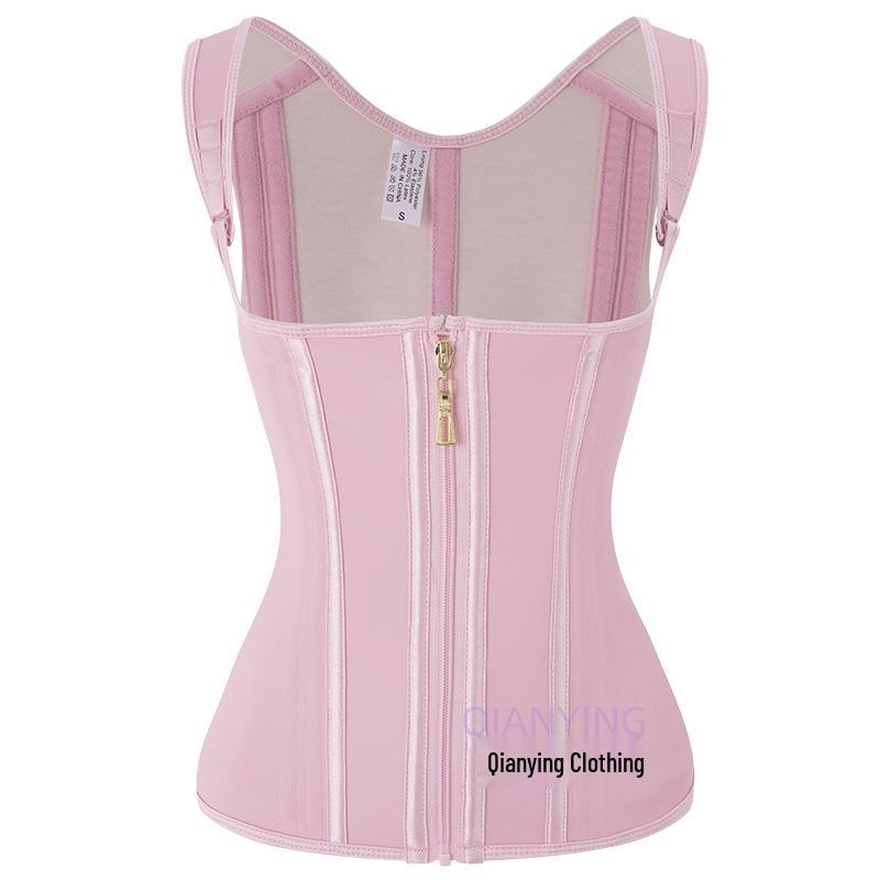 

Cross-Border Latex Waist Cincher: Women s Double-Layer Sculpting Vest with Breast Support and Abdomen Control. M