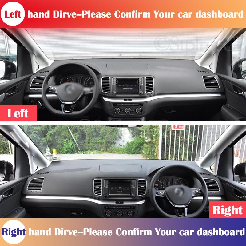 Per VW Volkswagen Sharan 7N SEAT Alhambra 2011~2018 MK2 Copertura Antiscivolo per Cruscotto Tappetino Protettivo Accessori Auto Parasole Tappeto