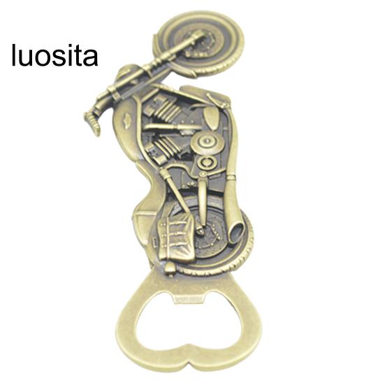 Kreative Nachahmung Retro Motorrad Flaschenöffner, Zinklegierung Bieröffner Geburtstag Weihnachten Festival Geschenk