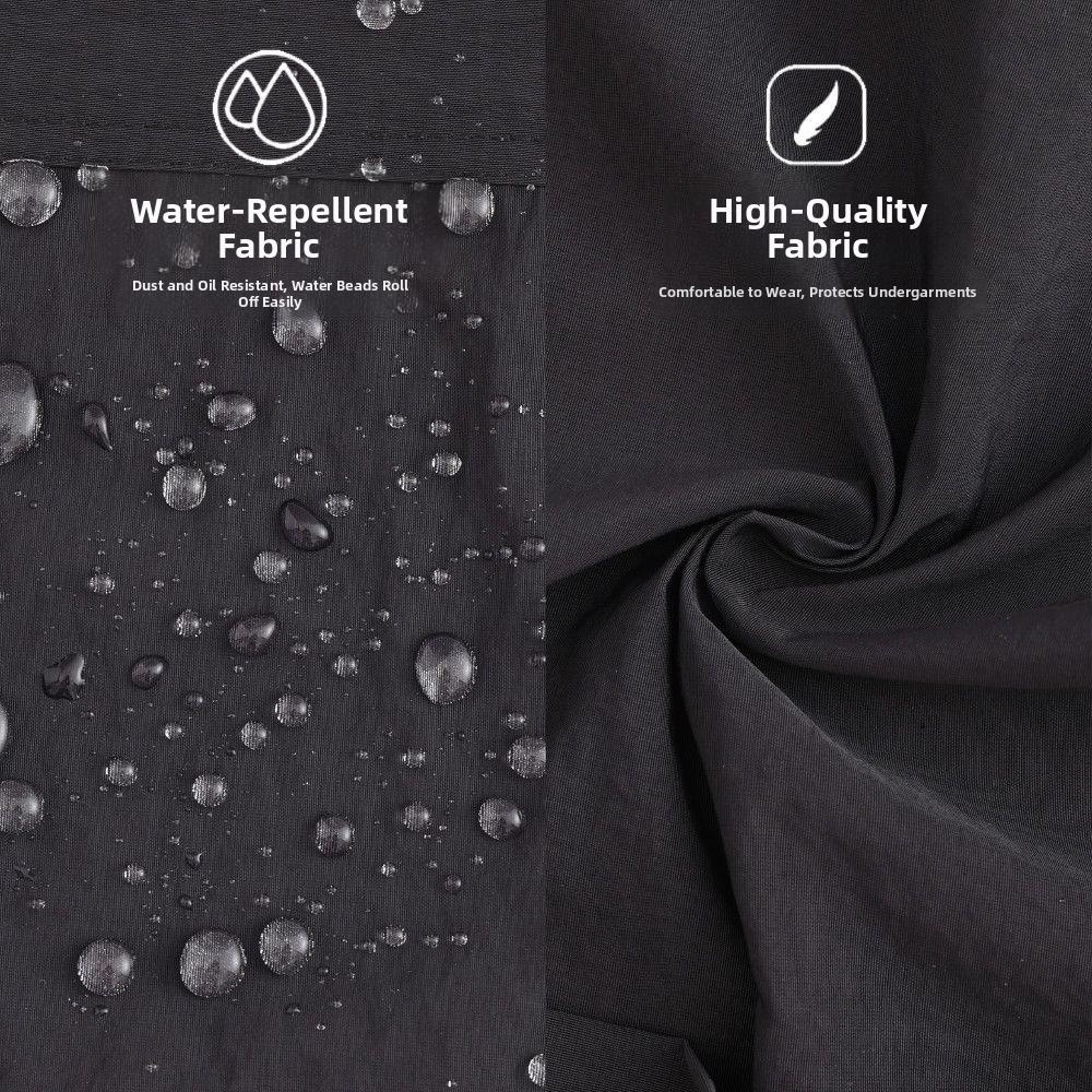 With Pocket Sleeveless Apron Oil-Proof Dirt-Resistant Workwear Simple Cooking Apron Catering Use
