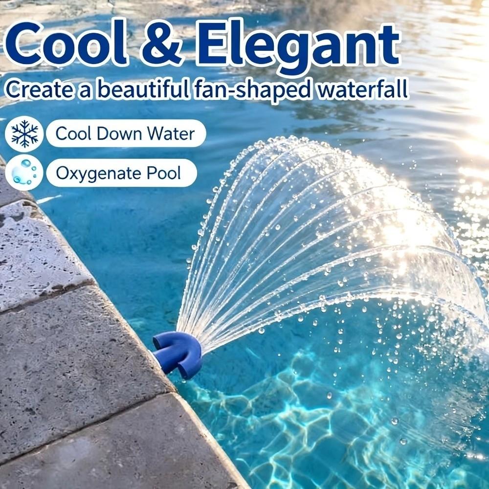 PLA Pool Fountain Sprinkler Swimming Pool Waterfall Sprayer Above Ground Pool Use