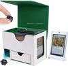 Commander Deckbox UP Leder Magnetverschluss Sammelkarten Aufbewahrungsbox mit Würfelfach Bietet Platz für 120+ für YuGiOh MTG TCG Sportkarten
