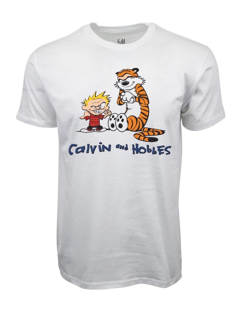 Calvin Hobbes Graphic T Shirt S