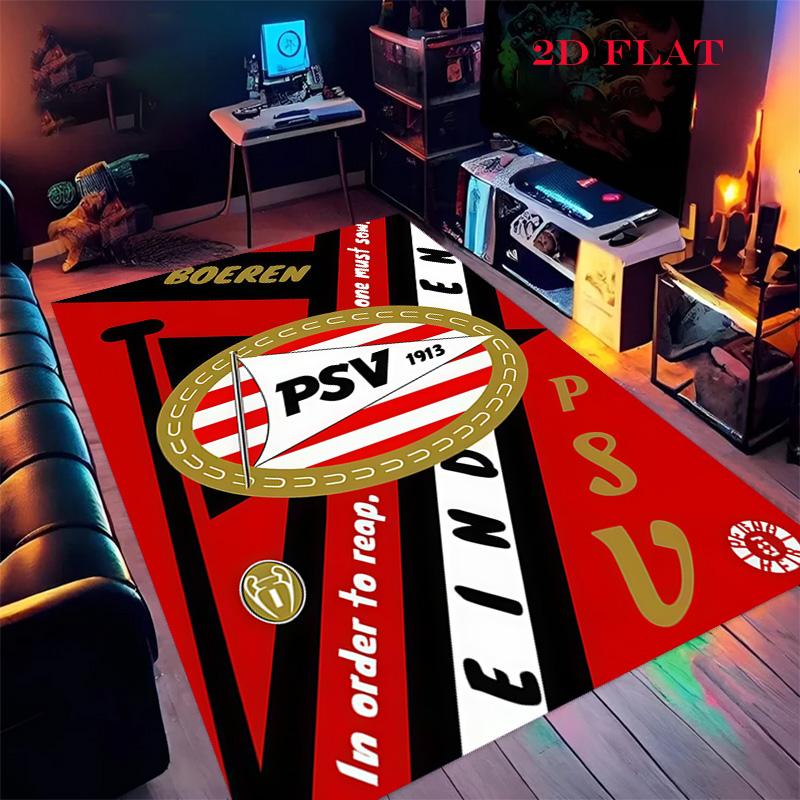 PSV Eindhoven Carpet Rug for Living Room Bedroom Home Sofa Decoration,Kids Play Nonslip Floor Mat