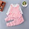 Girls Spring Autumn Clothing Set Kids Two Piece Outfit Baby Casual Sportswear Tracksuit For Toddler Children