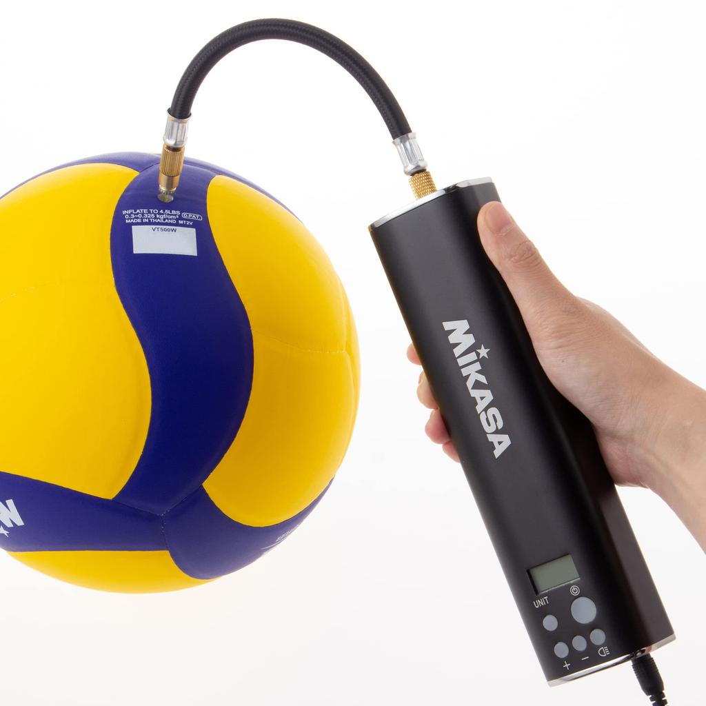 MIKASA AC-EP100 Electric Air Pump for Balls, Black