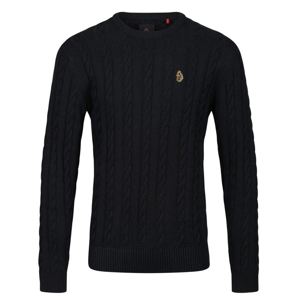 Luke 1977 Mens Aspen Cable Knit Sweatshirt