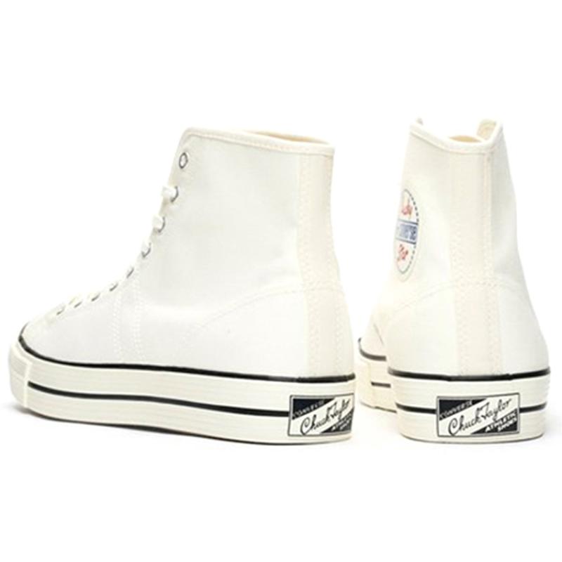 Converse Lucky Star Round-toe Lace-up High-Top Espadrilles Unisex White