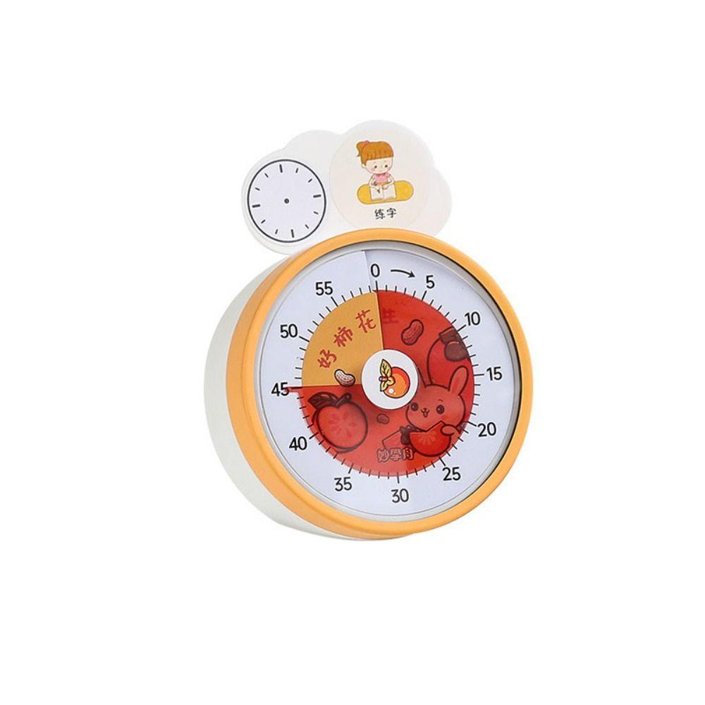 Visual Countdown Timer Multifunctional 60 Minutes Alarm Clock Durable Desk Timer  Kids Learning
