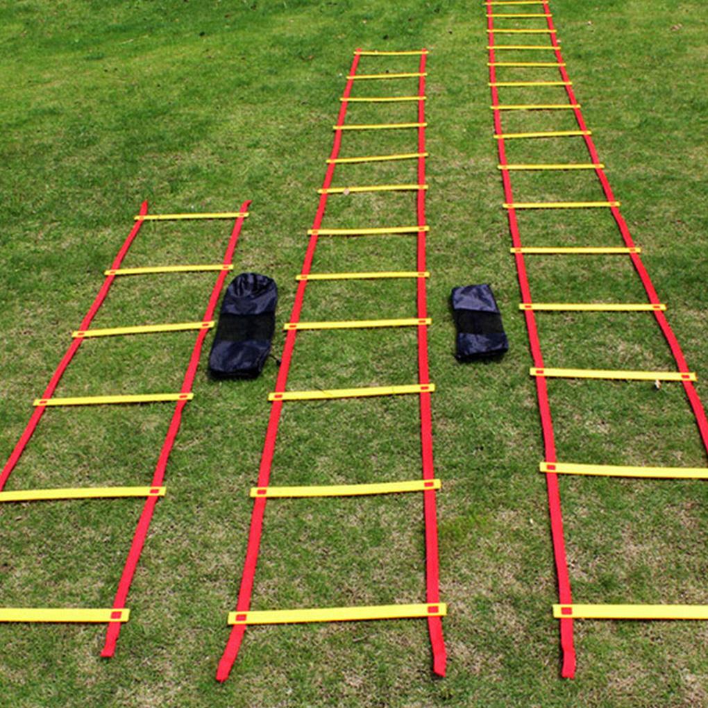 Agility Ladder (13/16/19 Feet) for Agility Training & Footwork Exercise - with 6/12/21 Plastic Rungs